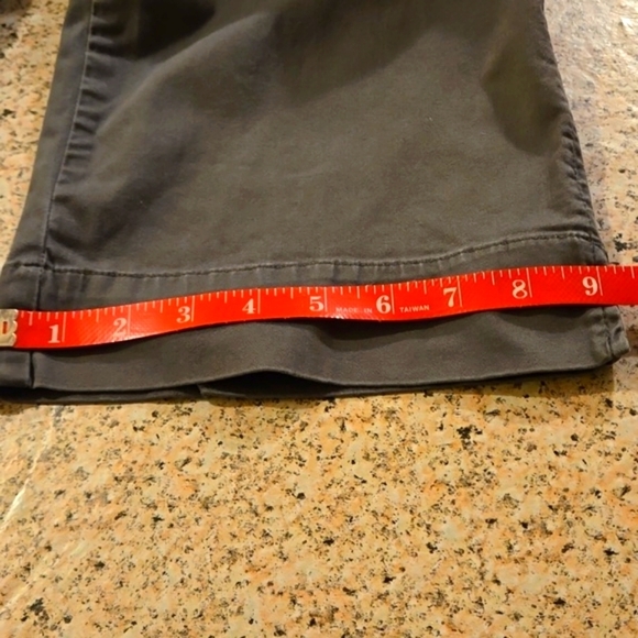 Bandolinoblu Crop length Pants Olive color 5 Pockets Women size 20W - Picture 14 of 15